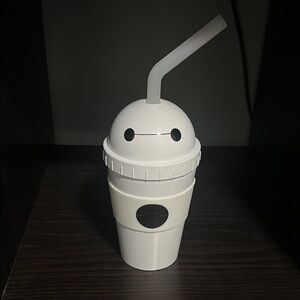 Bay Max Character Tumbler with Straw